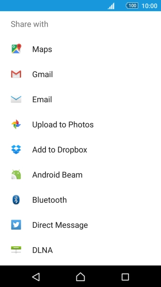 Press Bluetooth.
