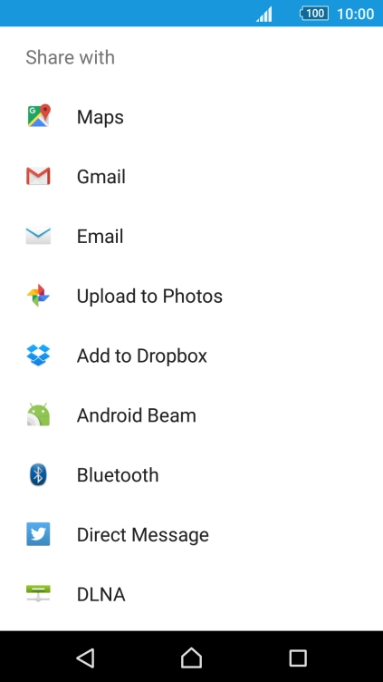 Press Bluetooth.