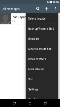 Press Settings.