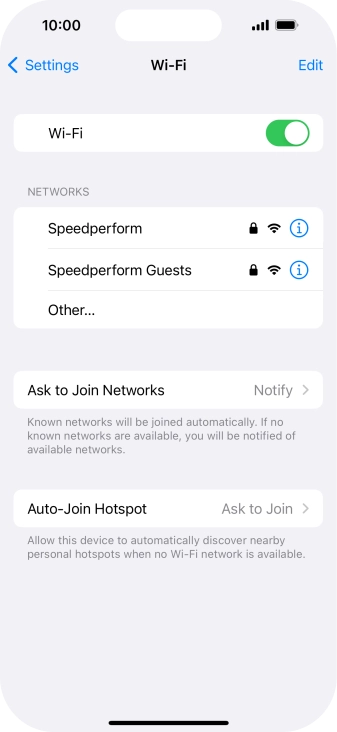Press the required Wi-Fi network and key in the password for the Wi-Fi network. Press the required Wi-Fi network and key in the password for the Wi-Fi network.