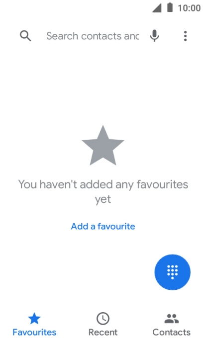 Press the menu icon.