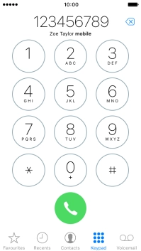 Key in the required number and press the call icon. Key in the required number and press the call icon.