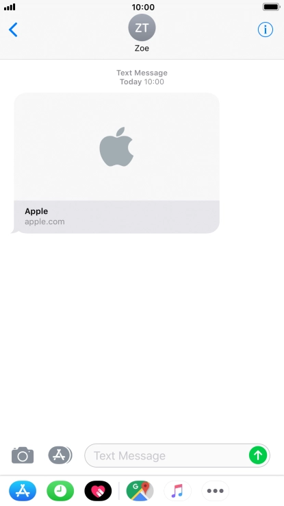 Go to the required message.
