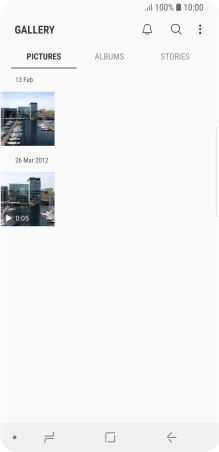 Press ALBUMS and go to the required folder. Press ALBUMS and go to the required folder.