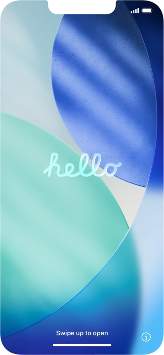 Slide your finger upwards starting from the bottom of the screen. Slide your finger upwards starting from the bottom of the screen.