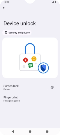 Press Screen lock and key in the additional phone lock code you created earlier. Press Screen lock and key in the additional phone lock code you created earlier.