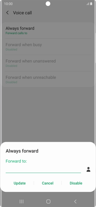 Press Disable.