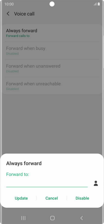 Press Disable.