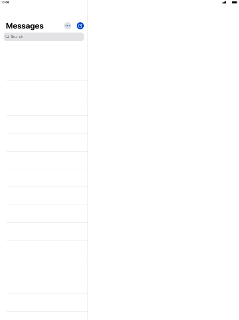 Press the new message icon. Press the new message icon.