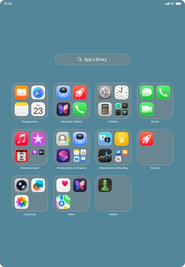 Press and hold the required app. Press and hold the required app.