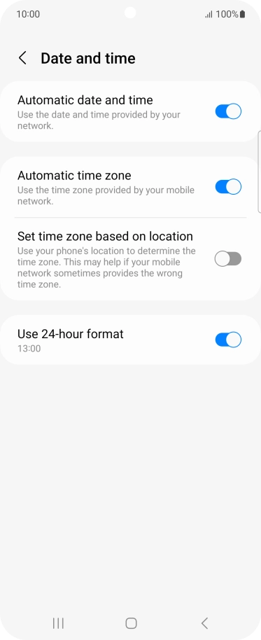 Press the Home key to return to the home screen. Press the Home key to return to the home screen.