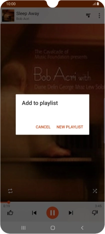 Press NEW PLAYLIST.