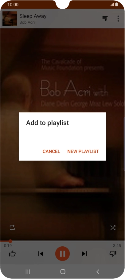 Press NEW PLAYLIST.