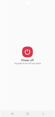 Press Power off. Press Power off.