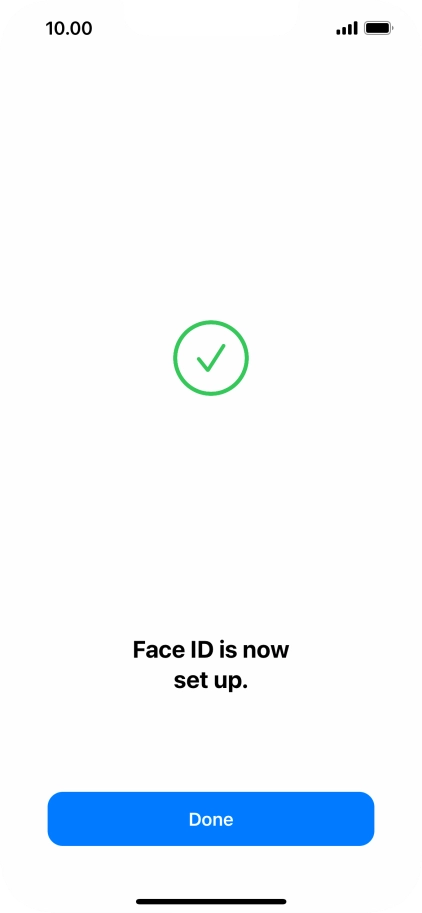 Press Done. If you haven't previously selected a phone lock code, key in a code of your own choice twice. Press Done. If you haven't previously selected a phone lock code, key in a code of your own choice twice.