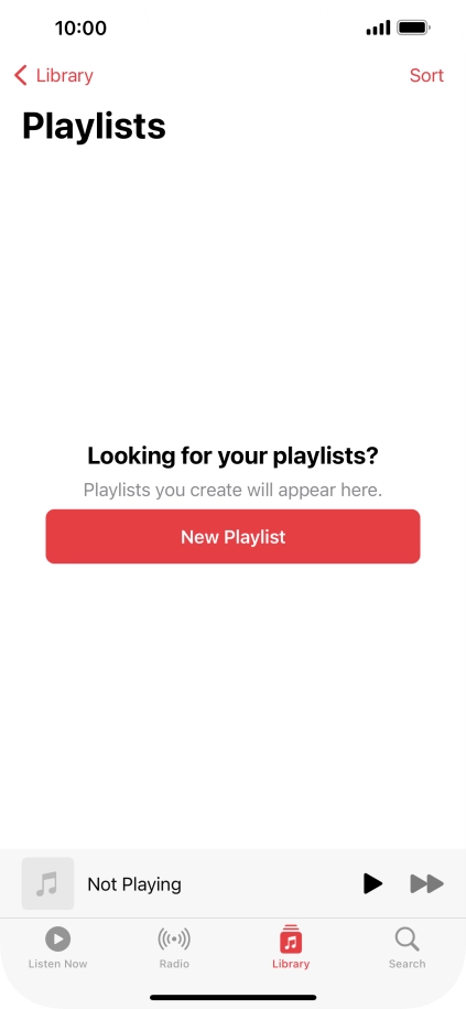 Press New Playlist.