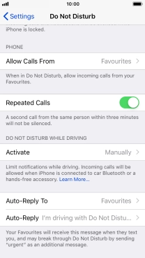 Press Allow Calls From. Press Allow Calls From.