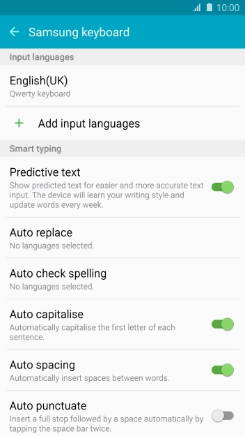 Press Add input languages. Press Add input languages.