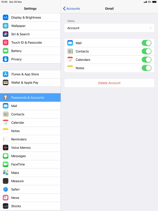 Press the Home key to return to the home screen.