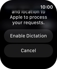 Press Enable Dictation.