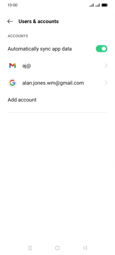 Press the Home key to return to the home screen.