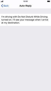 Press the Home key to return to the home screen.