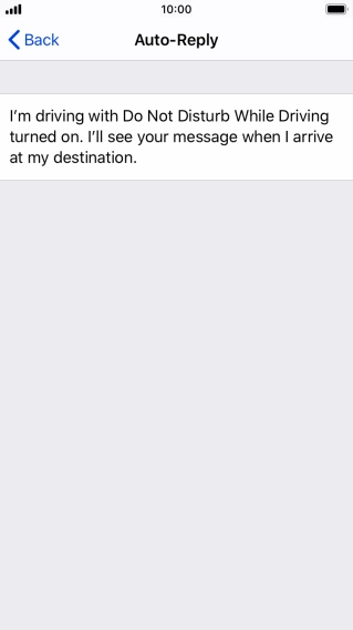 Press the Home key to return to the home screen.