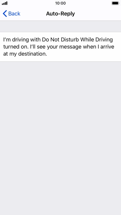 Press the Home key to return to the home screen.