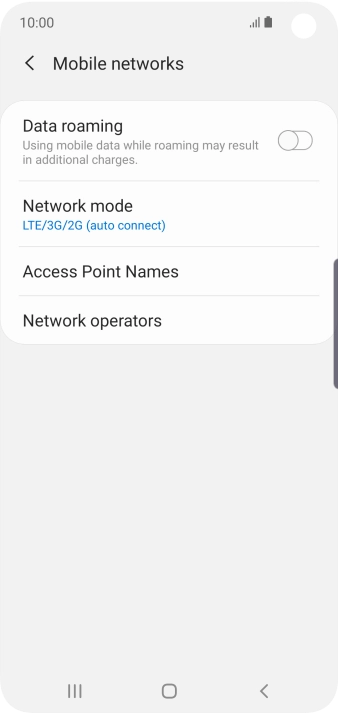 Press Access Point Names. Press Access Point Names.