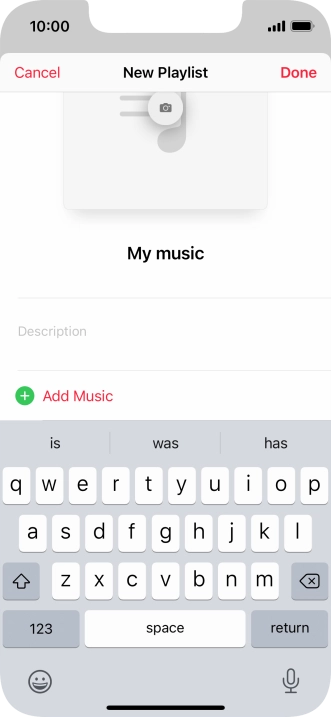 Press Add Music.
