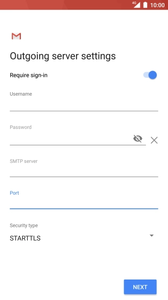 Press the drop down list below 