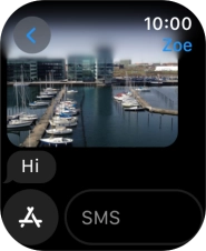 Press SMS. Press SMS.