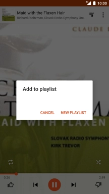 Press NEW PLAYLIST.