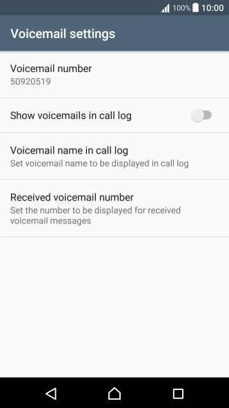 Press the Home key to return to the home screen.