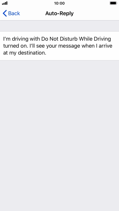 Press the Home key to return to the home screen.