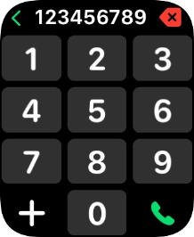 Key in the required number and press the call icon. Key in the required number and press the call icon.