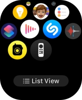 Press the Digital Crown to return to the home screen. Press the Digital Crown to return to the home screen.