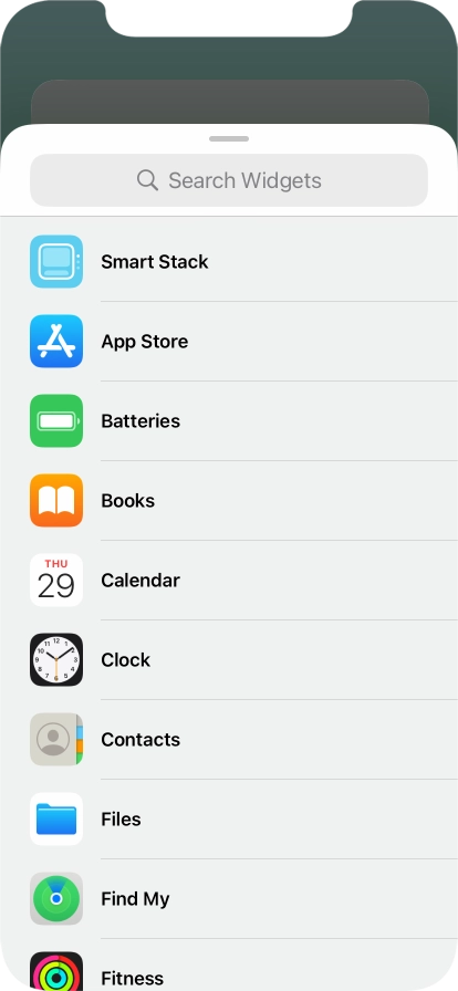 Press Smart Stack.