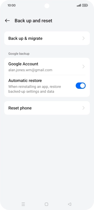 Press Reset phone.