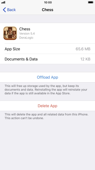 Press Offload App.