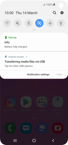Press Tap for other USB options.. Press Tap for other USB options..