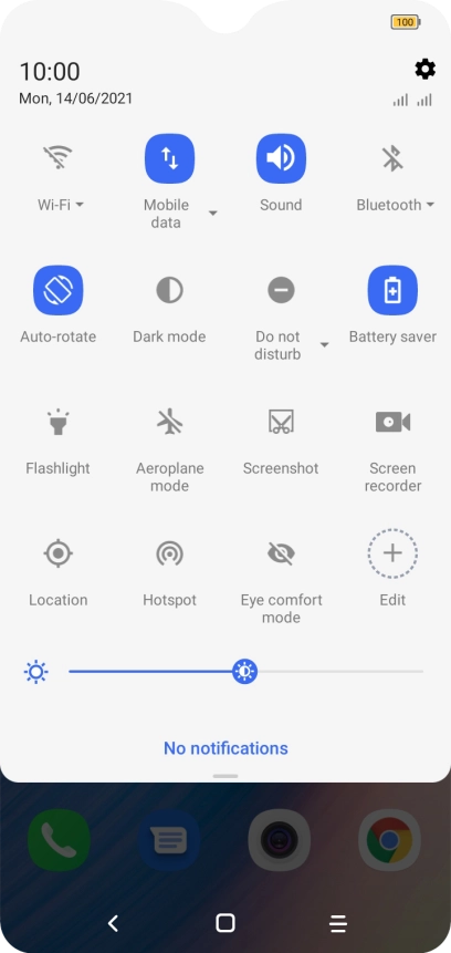 Press the Home key to return to the home screen. Press the Home key to return to the home screen.