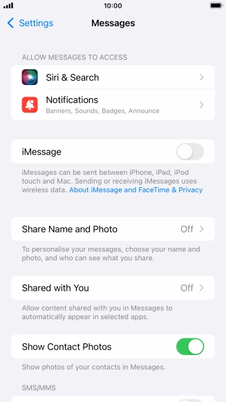 Press the indicator next to Press the indicator next to