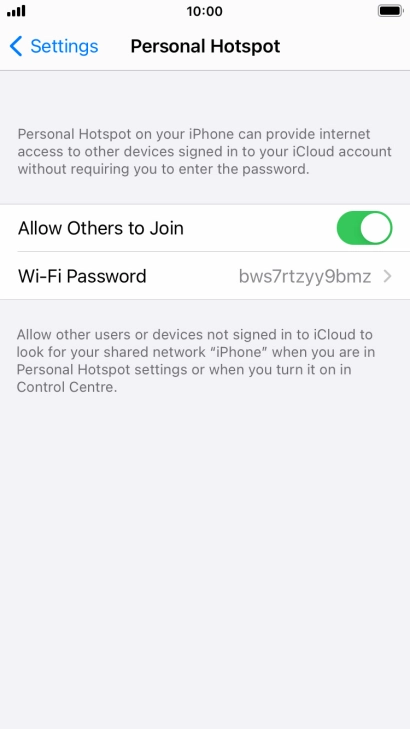 Press the Home key to return to the home screen.