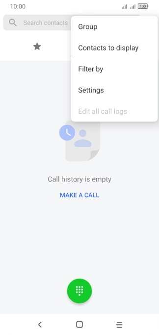 Press Settings.