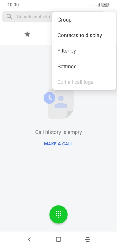 Press Settings.