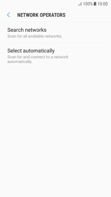If you want to select a network manually, press Search networks and wait while your phone searches for networks. If you want to select a network manually, press Search networks and wait while your phone searches for networks.