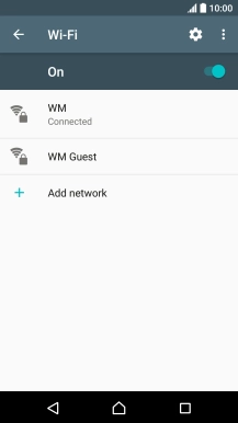 Press the Home key to return to the home screen.
