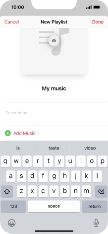 Press Add Music.