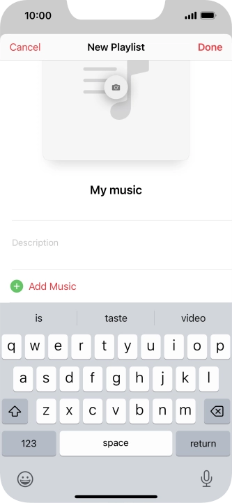 Press Add Music.